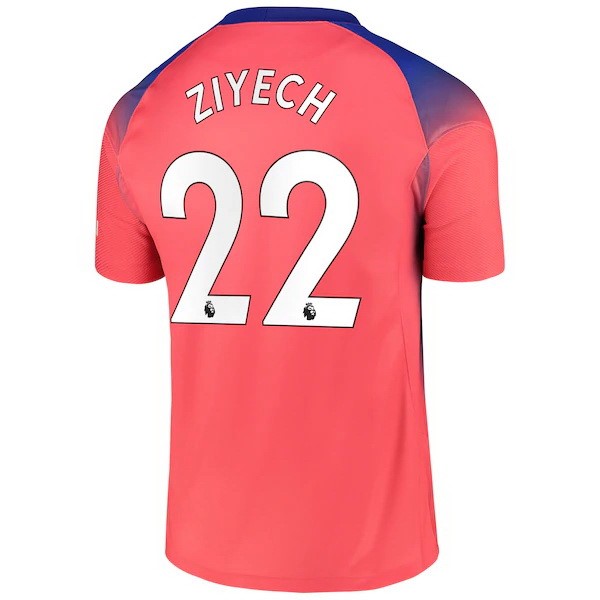 Camiseta Chelsea NO.22 Ziyech 3ª Kit 2020 2021 Naranja